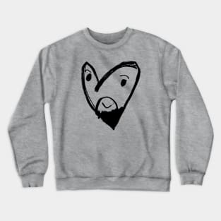 Daddy Heart Crewneck Sweatshirt